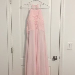 Blushing pink Azazie Dress